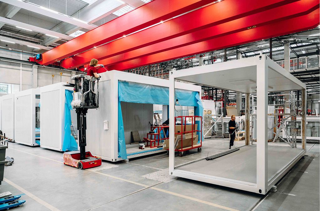 Bild 2 Mit der neuen aBG ist die ProENERGYContainerbauweise von FAGSI bauordnungsrechtlich anerkannt – ein Meilenstein für den modularen Stahlbau in Deutschland. Quelle: ALHO Unternehmensgruppe