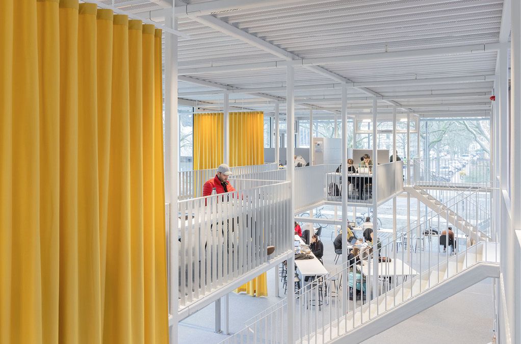Bild 5 Nutzungsflexibilität durch Skelettbau und offene Raumgestaltung mit der Möglichkeit zur Umgestaltung Quelle: Iwan Baan