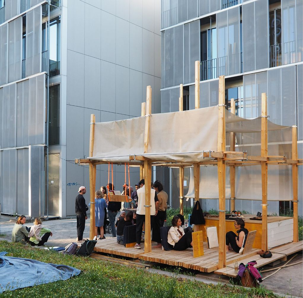 Bild 6 Folly während der summaery2022 im Juli 2022 – Jahresschau der Bauhaus-Universität Weimar Quelle: eigene Fotografie