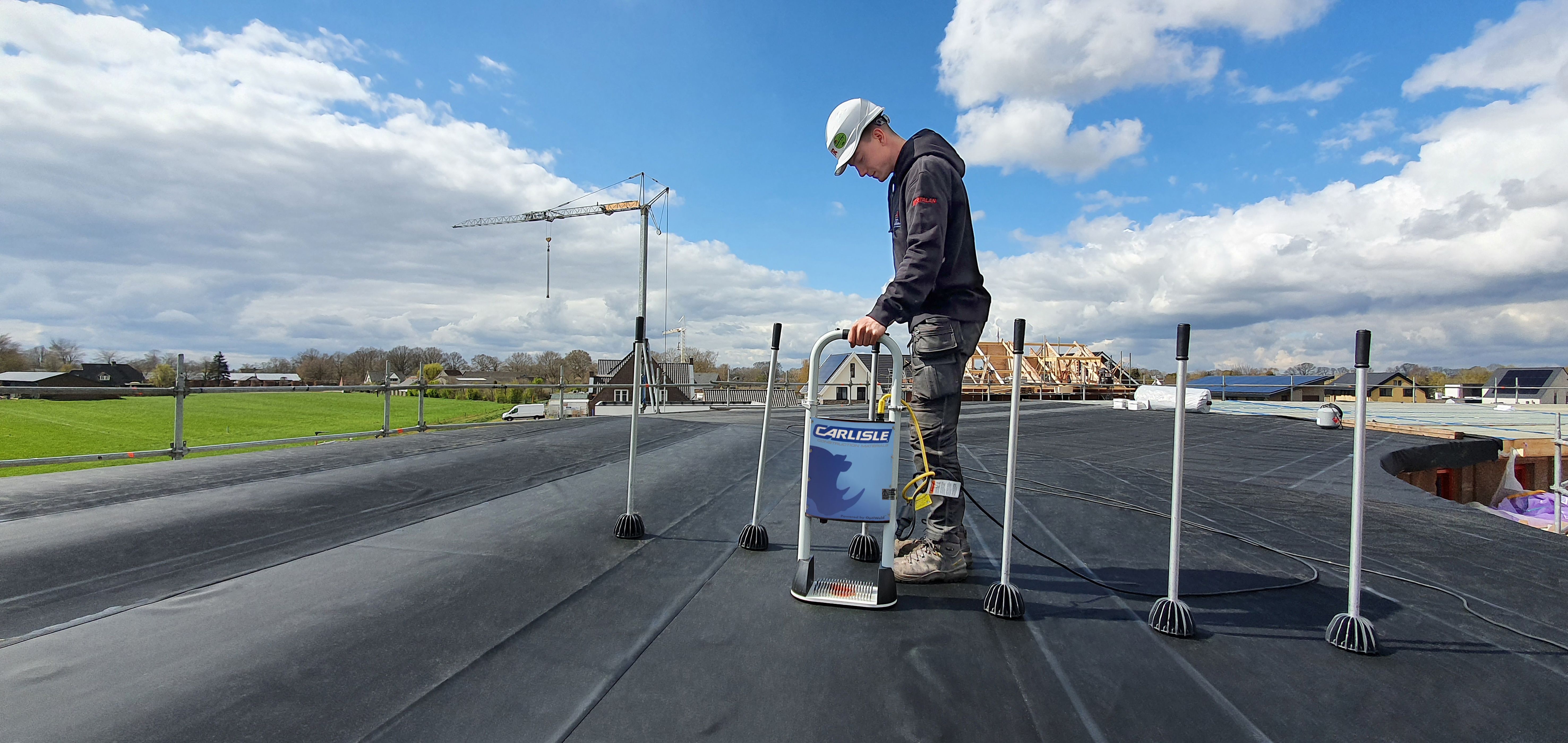 Bild 4 Ökodorf Boekel in den Niederlanden mit verbauten HERTALAN® EPDM-Abdichtungssystemen