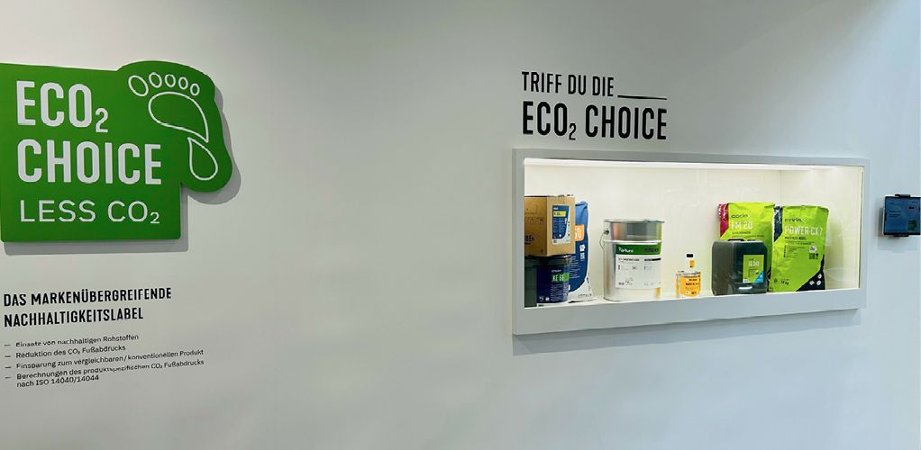 Präsentiert wurden das Label ECO2 CHOICE sowie die Neuheiten aller Marken im April auf der BAU in München