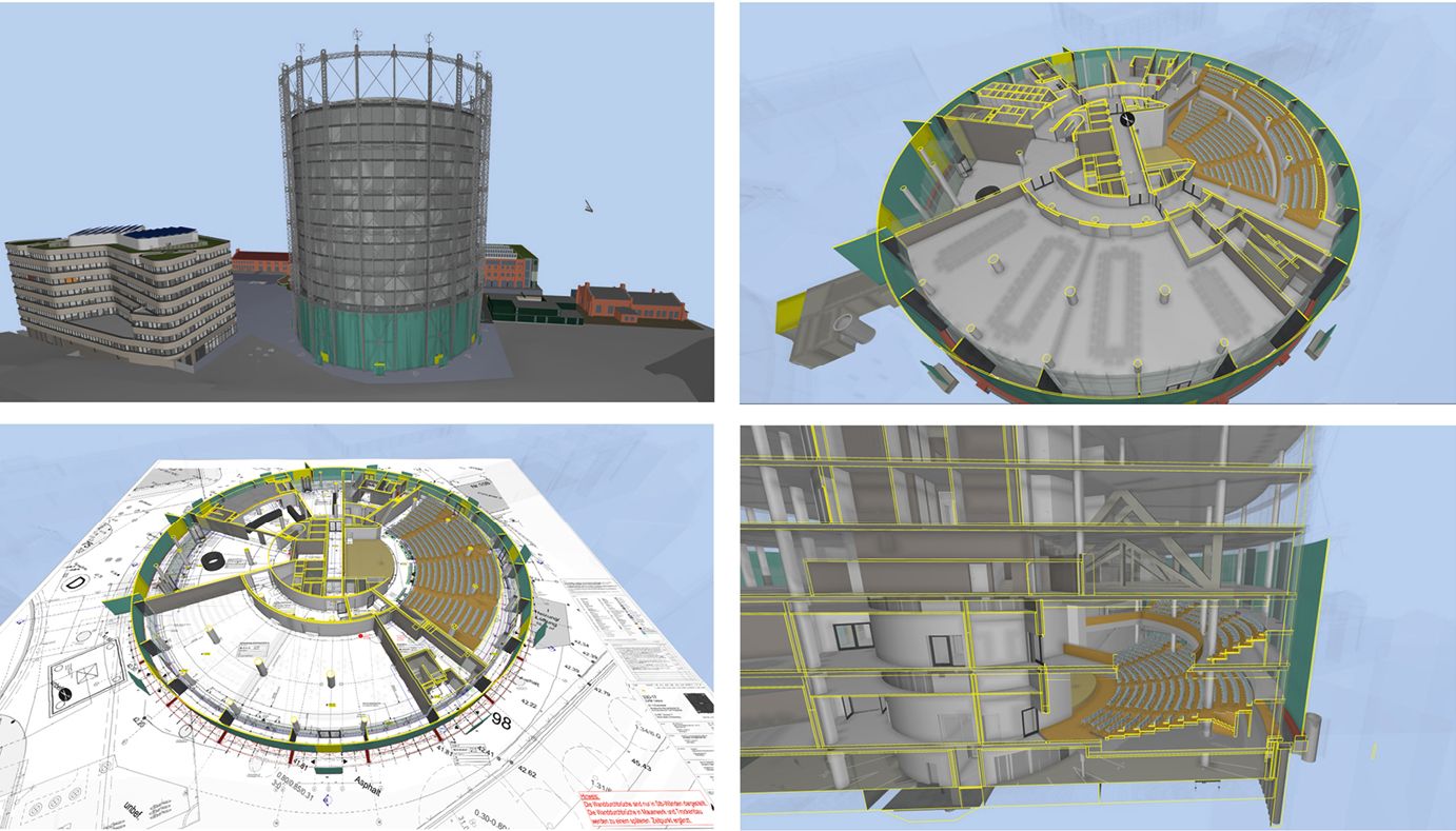 WOLFF & MÜLLER realisiert das Projekt mit Building Information Management (BIM) – nach dem Prinzip: erst digital, dann real planen und bauen Quelle: WOLFF & MÜLLER