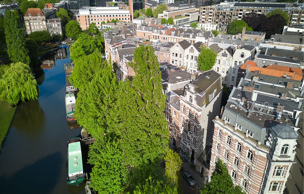 Bild 1 Die Plantage Muidergracht ist ein Kanal und eine Straße im Amsterdamer Stadtteil Plantage. (Quelle: Paul Lagro)
