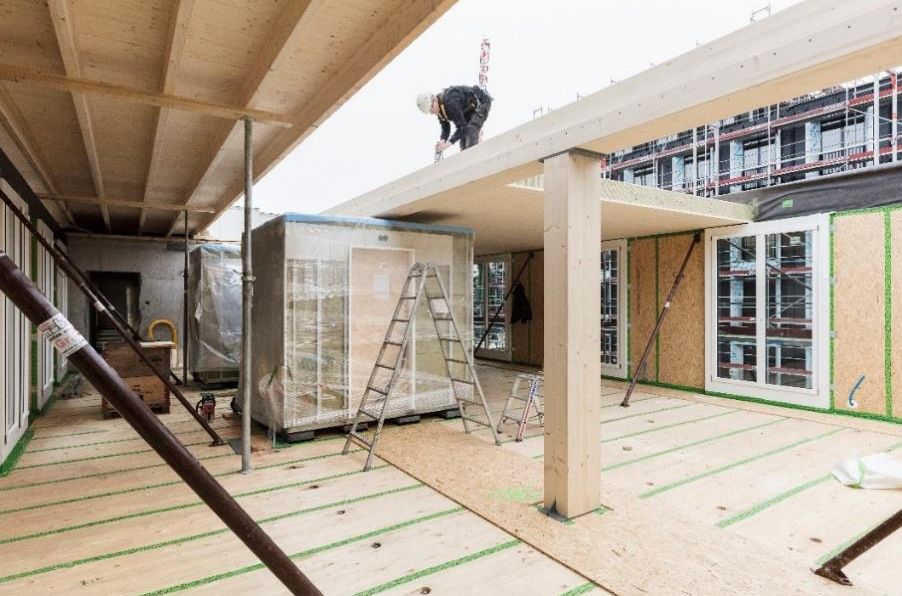 Bild 4 Neustadt aus Holz sue&til in Winterthur – Stadt als CO2-Senke Quelle: weberbrunner architekten/soppelsa architekten, Fotograf Beat Bühler
