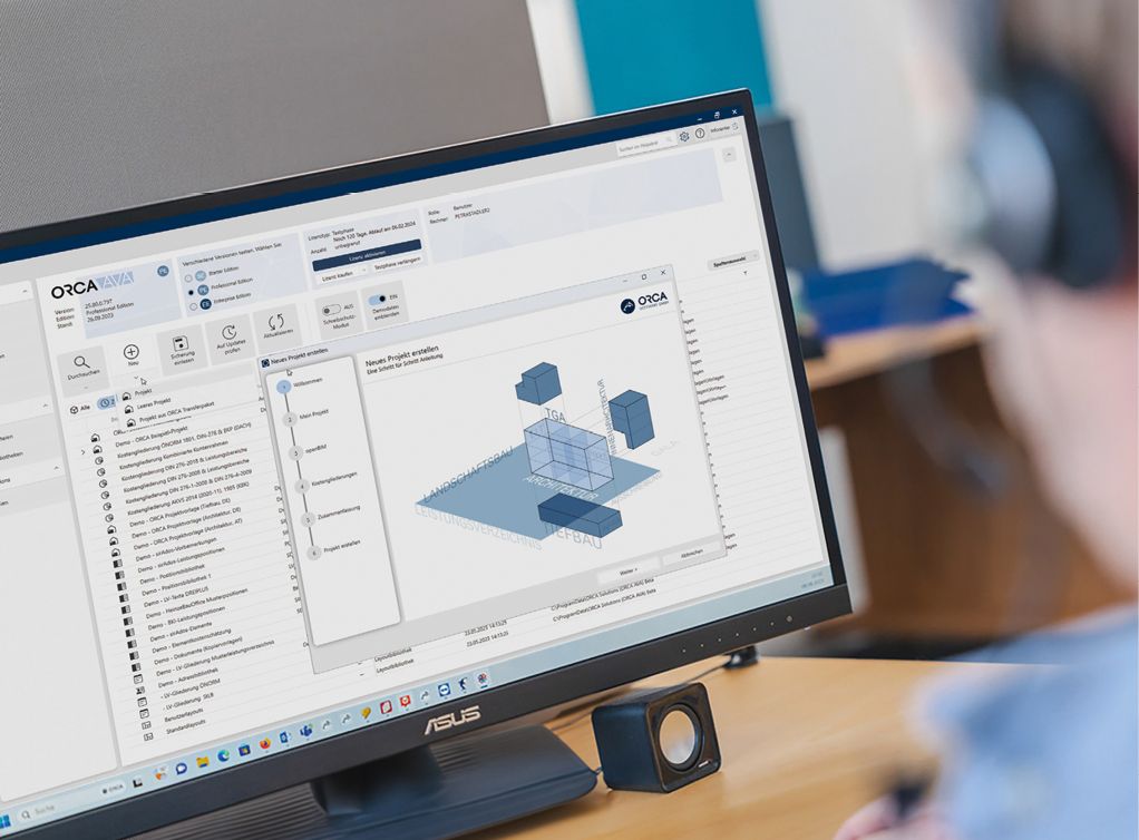 Frischer Look & Feel: Mit dem Release der aktuellen Version ORCA AVA 26 wurde die Software ORCA AVA an den voranschreitenden BIM-Prozess angepasst