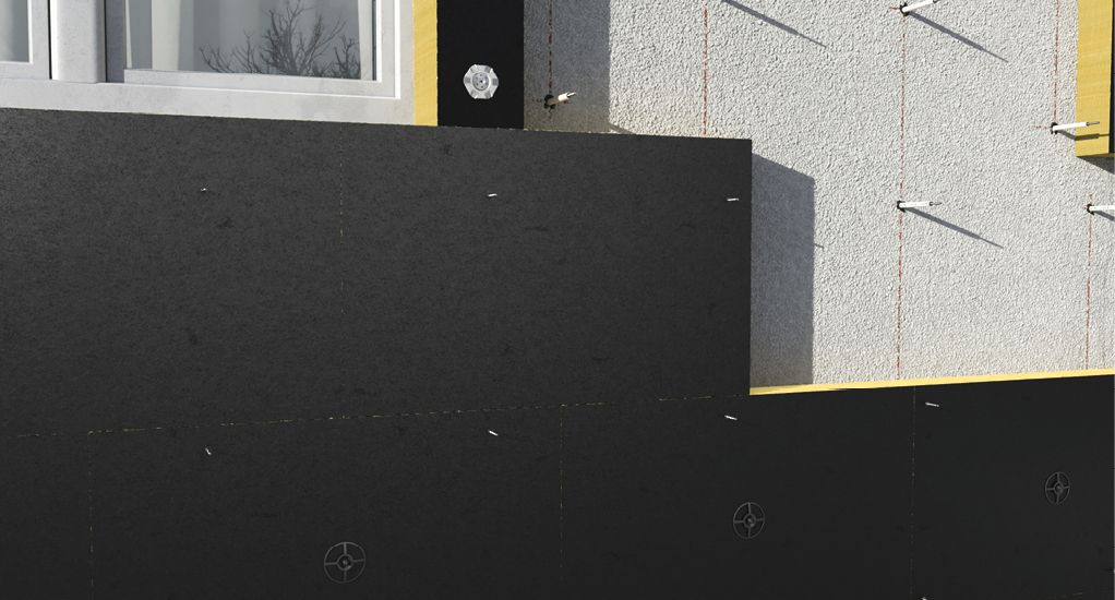 Mit dem neuen Sanierungskit VHF wird aus einem alten WDVS ein komplett neuer Fassadentyp in Form einer vorgehängten hinterlüfteten Fassade