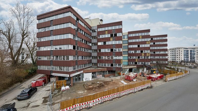 Das Bürogebäude vor der Umnutzung; Quelle: Goldbeck