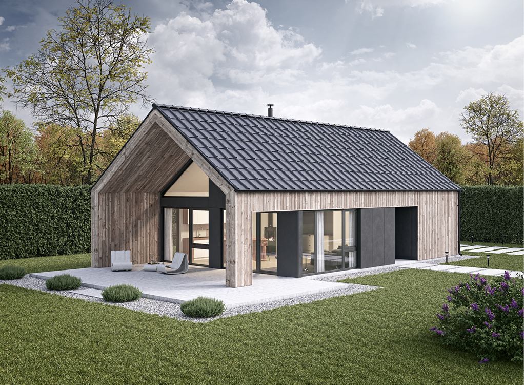 Bild 4 Mit Structa-Dachplatten kommt eine elegante Struktur auf jedes Dach – das Sortiment der Dachplatten und Montagesysteme von Swisspearl eröffnet Gestaltungsfreiräume für Architekten 